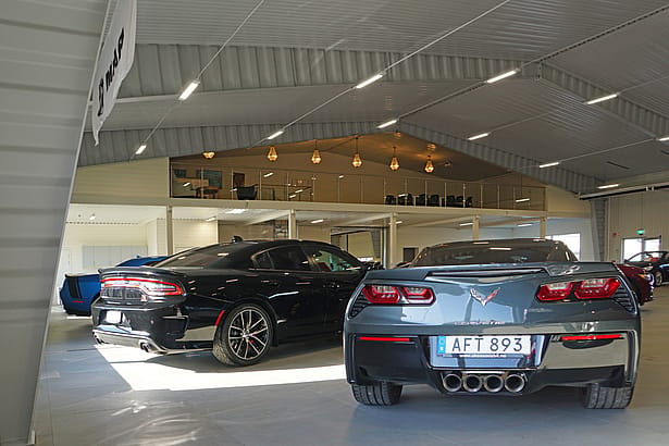 Car showroom, Götene Sweden | BORGA