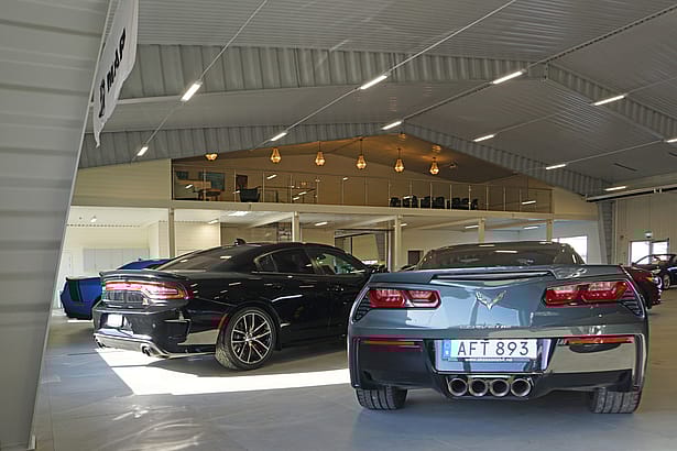 Car showroom, Götene Sweden | BORGA
